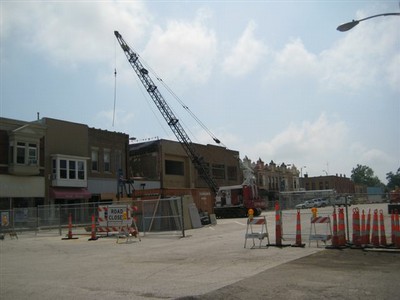 old buildings coming down