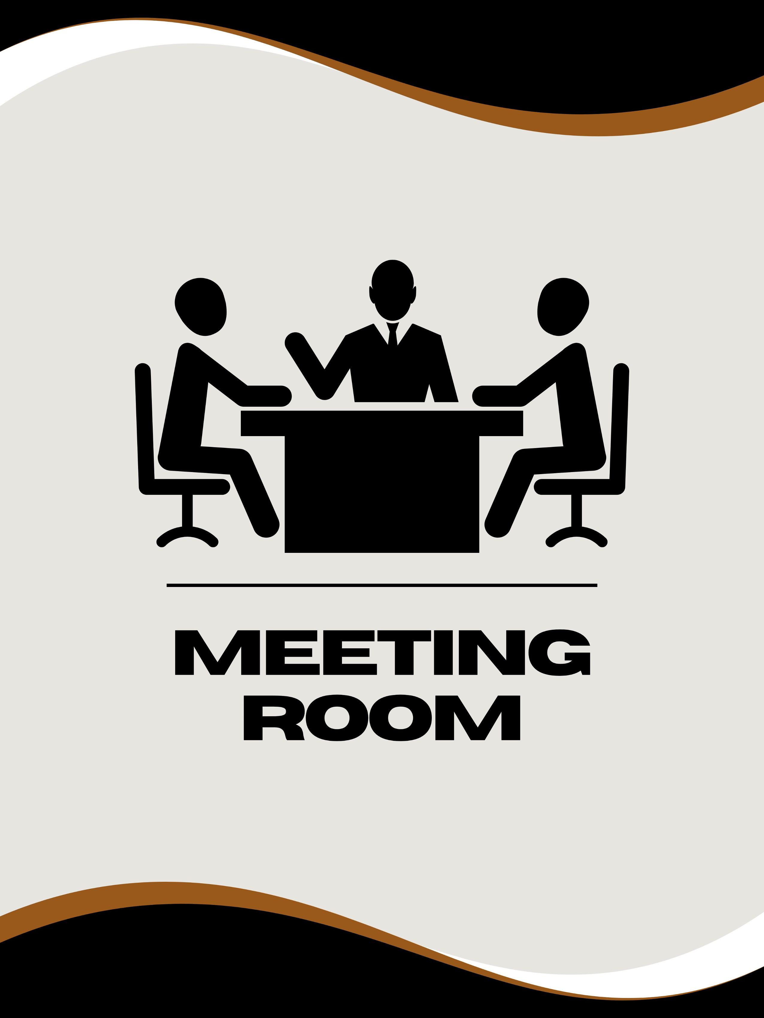 Cream Minimalist Modern Meeting Room Metal Sign.jpg