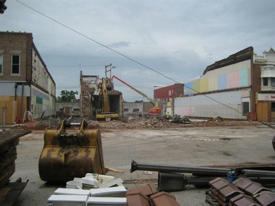 old electric company coming down